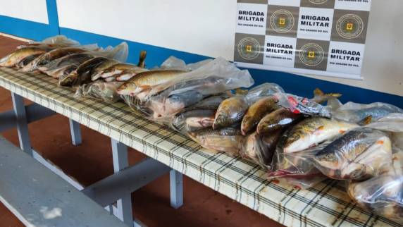 Pescadores ocupavam dois veículos emplacados em Santa Rosa