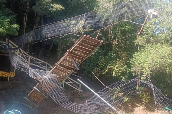 Acidente aconteceu na manhã deste domingo (12) na localidade de Picada Verão