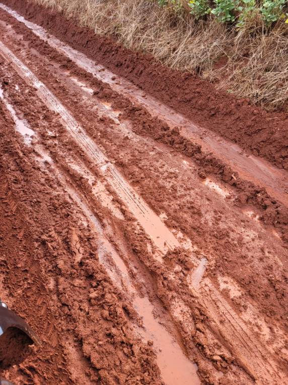 Motorista do transporte de leite reclama de lodo em estrada no interior de Três de Maio - foto 3