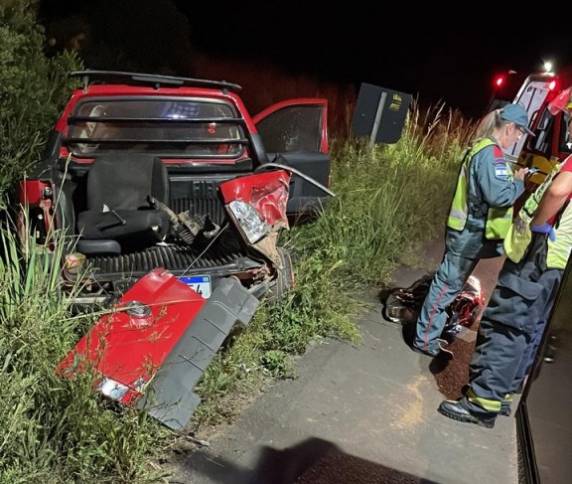 Condutor de Fiat Strada não resistiu aos ferimentos e morreu ainda no local