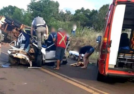 O caminhoneiro é a terceira vítima do acidente que aconteceu na tarde deste domingo
