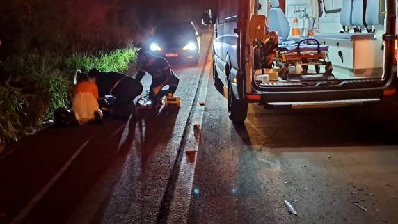 Motociclista fica ferido em acidente na RS-155 em Ijuí - foto 2