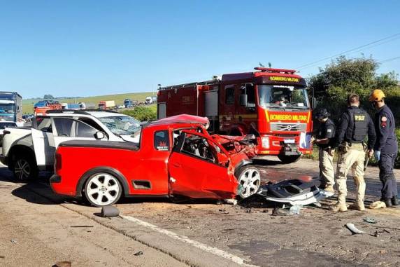 Jean Cássio, 41 anos, era passageiro do veículo Fiat Toro e faleceu no Hospital de Caridade de Carazinho