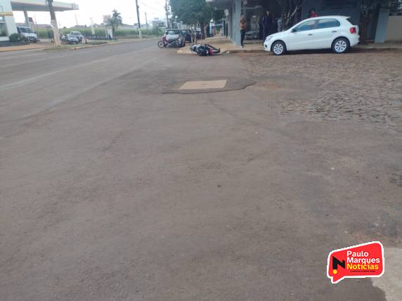 Motociclista fica ferida em acidente na Av. Pasqualini em Três de Maio - foto 5