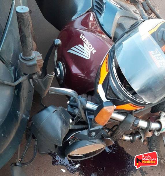 Colisão transversal envolve carro e moto na Av. Senador Alberto Pasqualini, em Três de Maio - foto 2