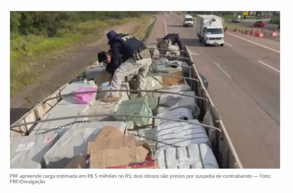 Os dois homens não tinham antecedentes criminais e a suspeita é de que praticavam contrabando de grande monta pela BR 290 na serra gaúcha