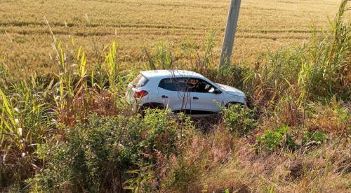 Acidente de trânsito com saída de pista foi registrado na ERS 207 em Crissiumal - foto 2