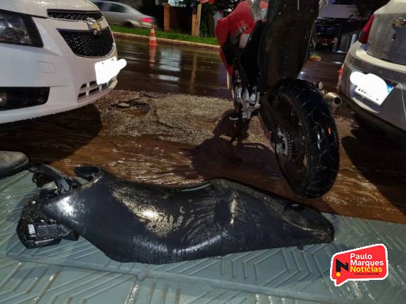 Motociclista fica ferido em colisão traseira no Centro de Três de Maio - foto 4
