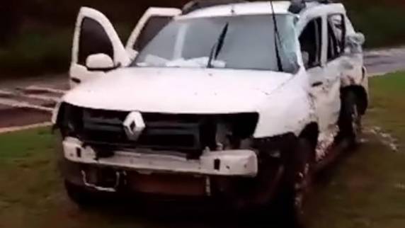 Outras três pessoas ficaram feridas e o bebê precisou ser reanimado