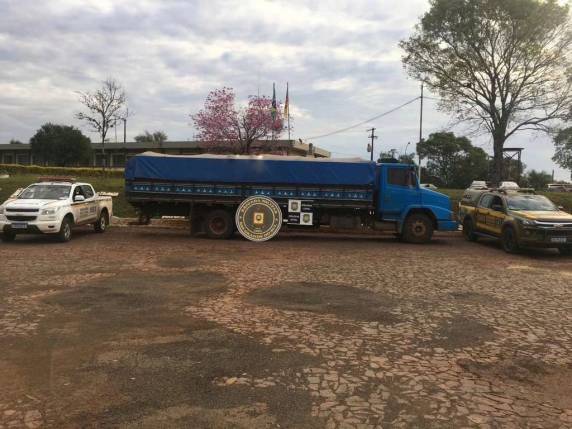 Apreensão foi realizada durante a terça-feira (25) na área de fronteira com a Argentina