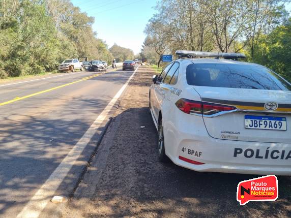 Grave acidente envolve cinco veículos na BR-472, próximo a ponte sobre o rio Santa Rosa em Três de Maio - foto 5