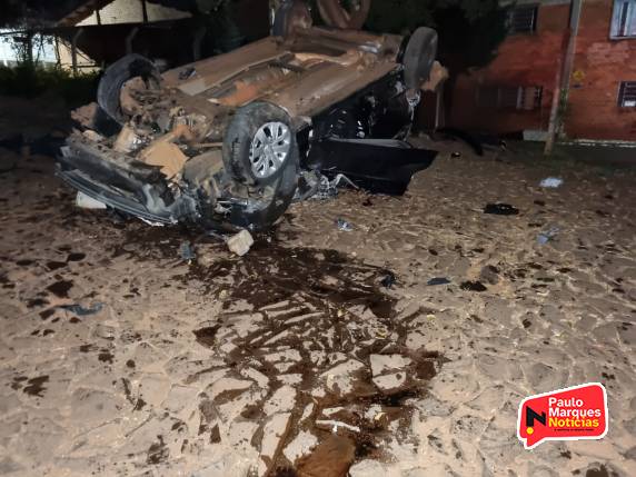 Os quatro jovens eram ocupantes de um Ford Ka de Horizontina