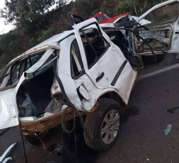 Acidente ocorreu por volta das 4h15min, no km 228 da rodovia, em Caseiros