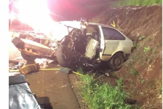 Idoso morre em acidente de carro com trator em Buriti, Santo Ângelo - foto 3