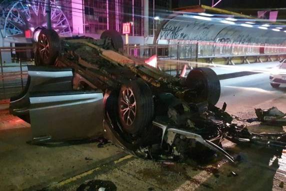 Segundo EPTC, motorista fugiu do local antes da chegada dos fiscais e da Brigada Militar
