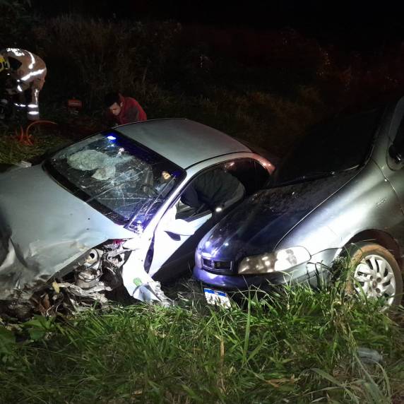 Acidente de trânsito na BR-158 em Cruz Alta envolve três veículos - foto 3