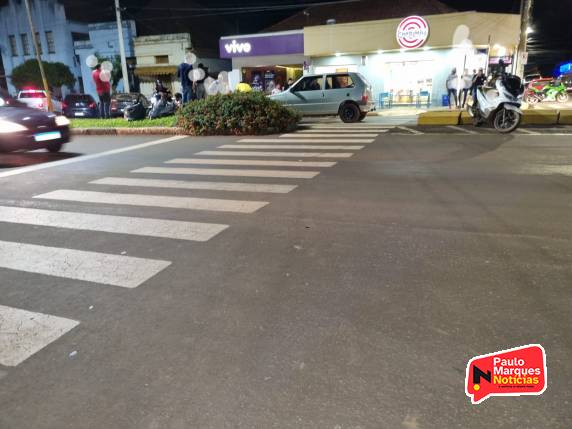 Vítima foi socorrida pelo resgate do Corpo de Bombeiros