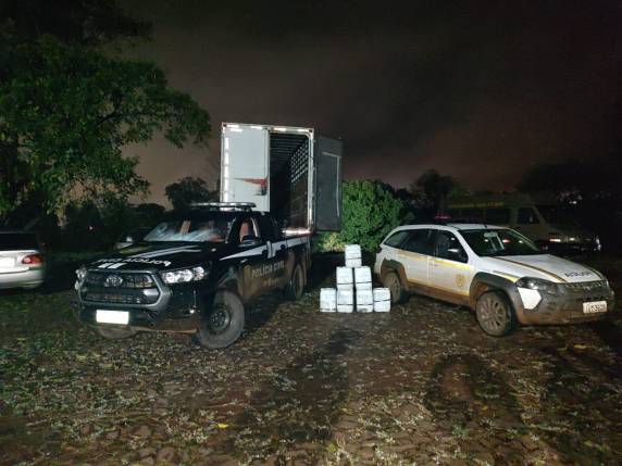 Carga apreendida tem valor estimado em R$ 25 mil