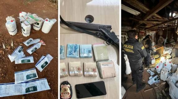 Foram cumpridos cinco mandados de busca e apreensão. Além de associação criminosa, os investigados responderão também por crime ambiental.