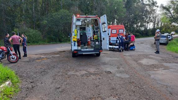 Motociclista fica ferido após colisão na RS-342 em Ijuí - foto 3