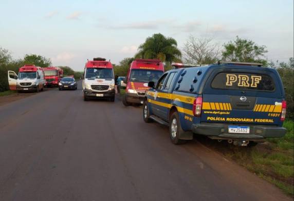 Veículo saiu da pista na BR-285 entre Santo Antônio das Missões e São Borja