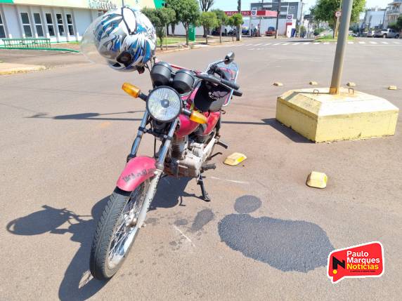 Motociclista fica ferido em acidente no Centro de Três de Maio - foto 2