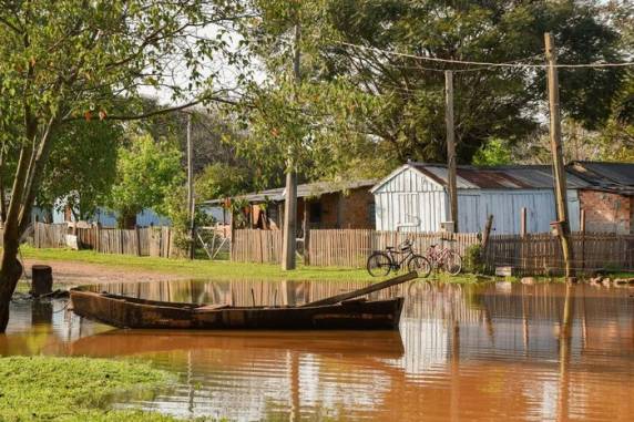 Em Uruguaiana, Itaqui e São Borja água superou a cota de inundação e segue com tendência de aumento de nível