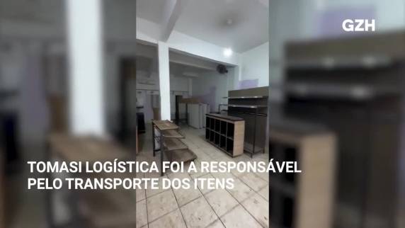 "Cada prateleira que descia do veículo fazia brilhar os olhos deles", diz empresário gaúcho que transportou as doações ao Vale do Taquari