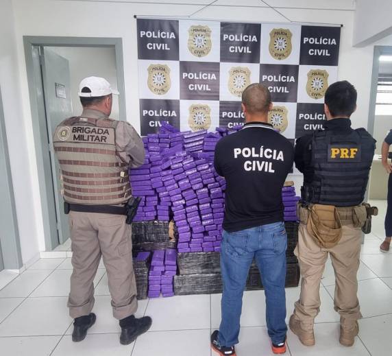 A quantidade de droga representa um prejuízo de mais de dois milhões de reais ao crime organizado