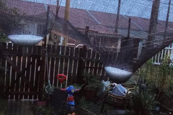 Municípios gaúchos são atingidos por queda de granizo neste início de terça-feira - foto 3