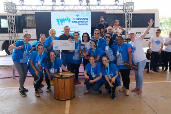 Os grandes campeões da Gincana foram as equipes: Segurança Intensiva - em primeiro lugar; Redutores de Risco - em segundo lugar; Liga da Segurança - em terceiro lugar.