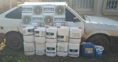 Estima-se que o prejuízo total ao crime foi de mais de R$ 25.000. Um homem foi preso.