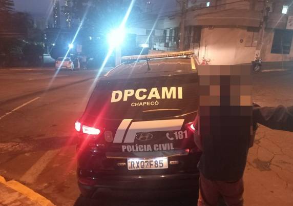 Ele fugiu de Chapecó para o RS após tomar conhecimento de que a polícia sabia do acontecido