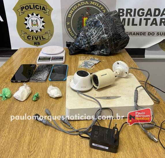 Dois brasileiros de Três de Maio e um homem da Argentina foram presos em flagrante, em um casa noturna