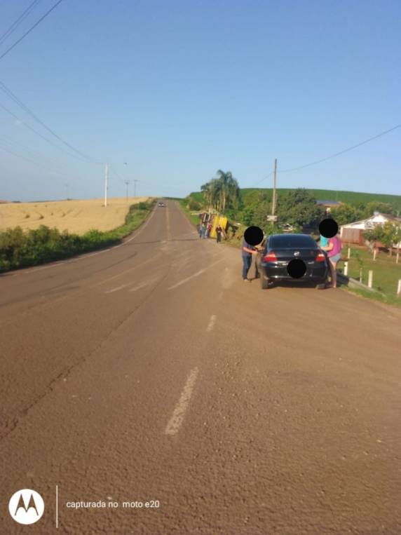 Acidente aconteceu na tarde deste sábado (14), na localidade de Daltro Filho, em Tenente Portela