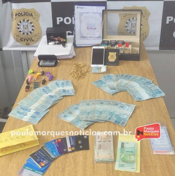 Operação denominada ''Helicóptero'' cumpriu mandados em apartamento no Centro da cidade