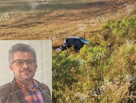 Everson Marcelo Machado Chagas, 47 anos, conduzia um um Renault Sandero que saiu da pista vindo a capotar