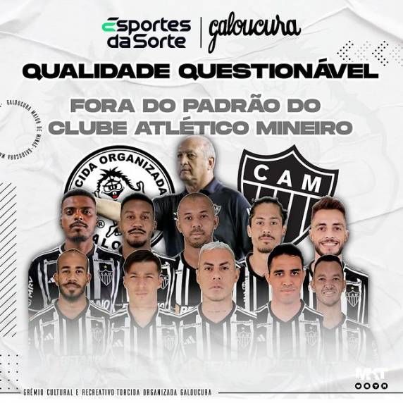 Galoucura diz que grupo está "fora do padrão do clube"