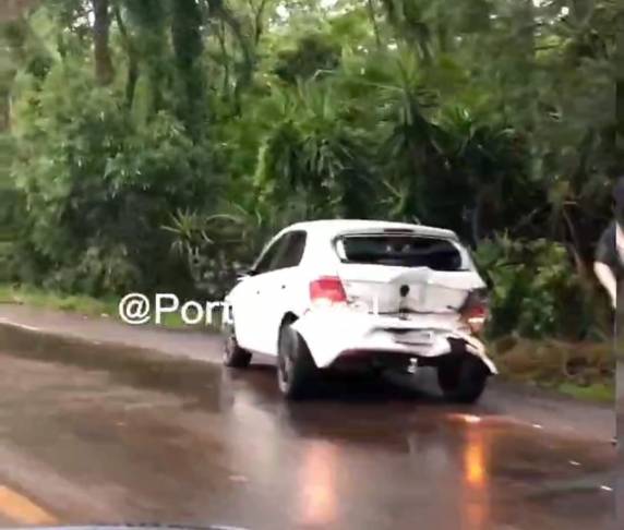 Acidente envolve três carros e uma moto na BR-472 em Santo Cristo - foto 3