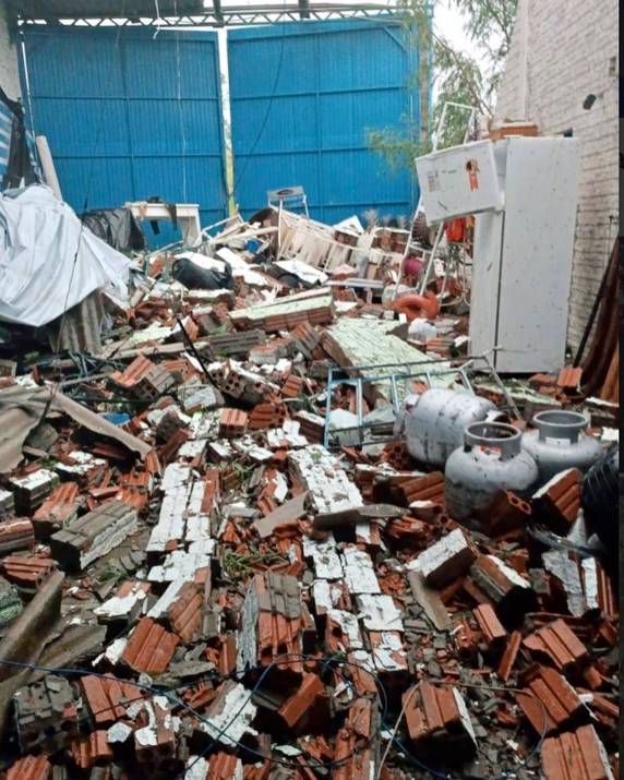 Temporal causa destruição em Porto Xavier na região das Missões - foto 5