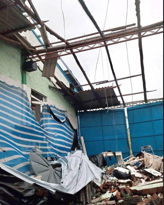 Temporal causa destruição em Porto Xavier na região das Missões - foto 4