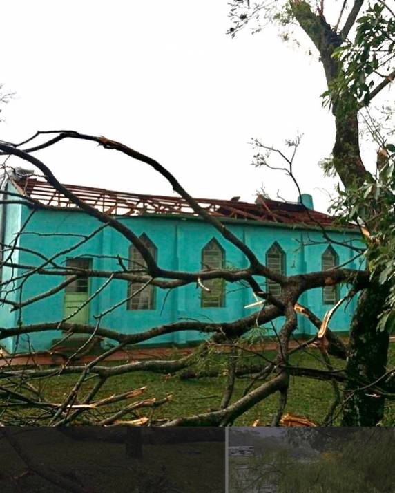 Temporal causa destruição em Porto Xavier na região das Missões - foto 6