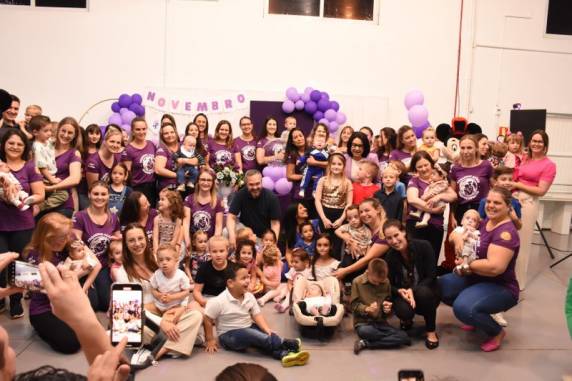 A diretora-geral do Hospital, Vanderli de Barros, também participou do encontro. Mais do que agradecer a confiança de cada família.