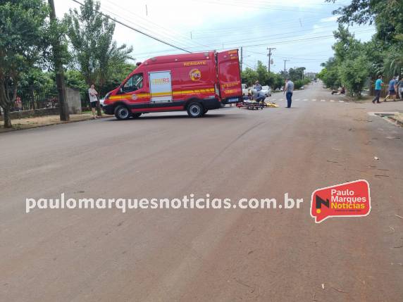 Colisão entre carro e moto deixa motociclista ferido em Três de Maio - foto 6
