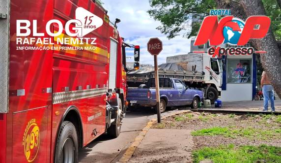 Acidente foi no meio da tarde. Houve vazamento de óleo, por isso o Corpo de Bombeiros foi acionado para dar apoio à ocorrência.