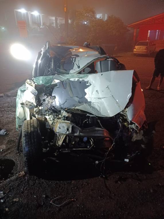 Funcionário da prefeitura se envolve em grave acidente após furtar veículo e objetos do Cras em Ponte Serrada - foto 3