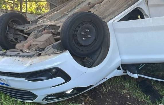 Cássia Sabrina Nascimento, 26 anos, era uma das passageiras do Ford Ka que capotou na Avenida Coronel Marcos
