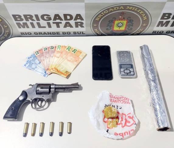 O traficante de 20 anos, é morador de Ijuí e não tem antecedentes criminais