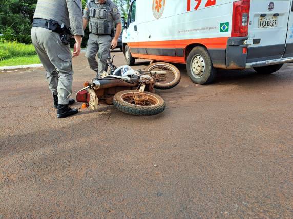 Motociclista fica ferido em acidente no trevo de acesso ao Campus da Unijuí - foto 3