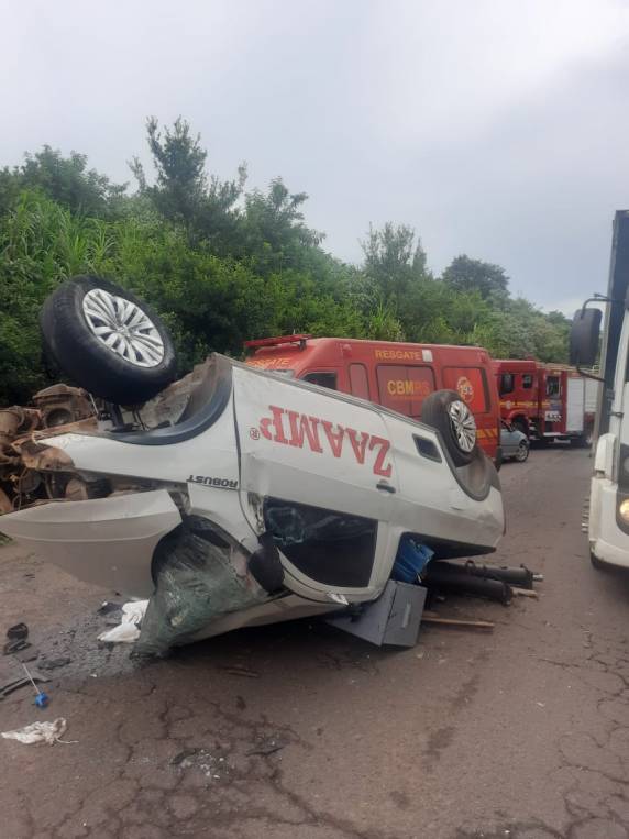 Condutor fica ferido em colisão frontal na RSC-472, em Tenente Portela - foto 3